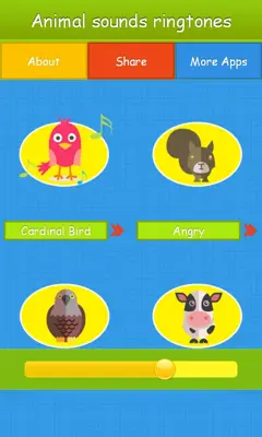 Animal sounds ringtones android App screenshot 7